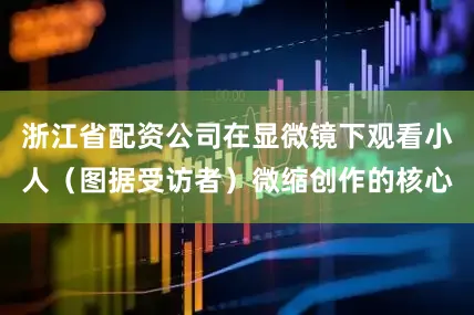 浙江省配资公司在显微镜下观看小人（图据受访者）微缩创作的核心